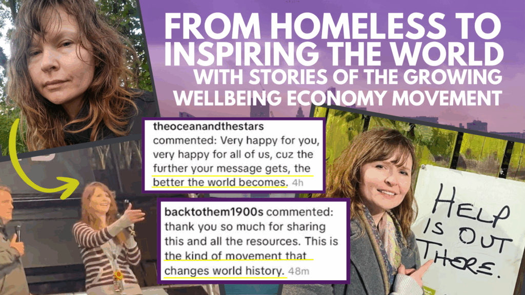 From homeless to inspiring the world with the growing wellbeing economy movement Jessica Friday