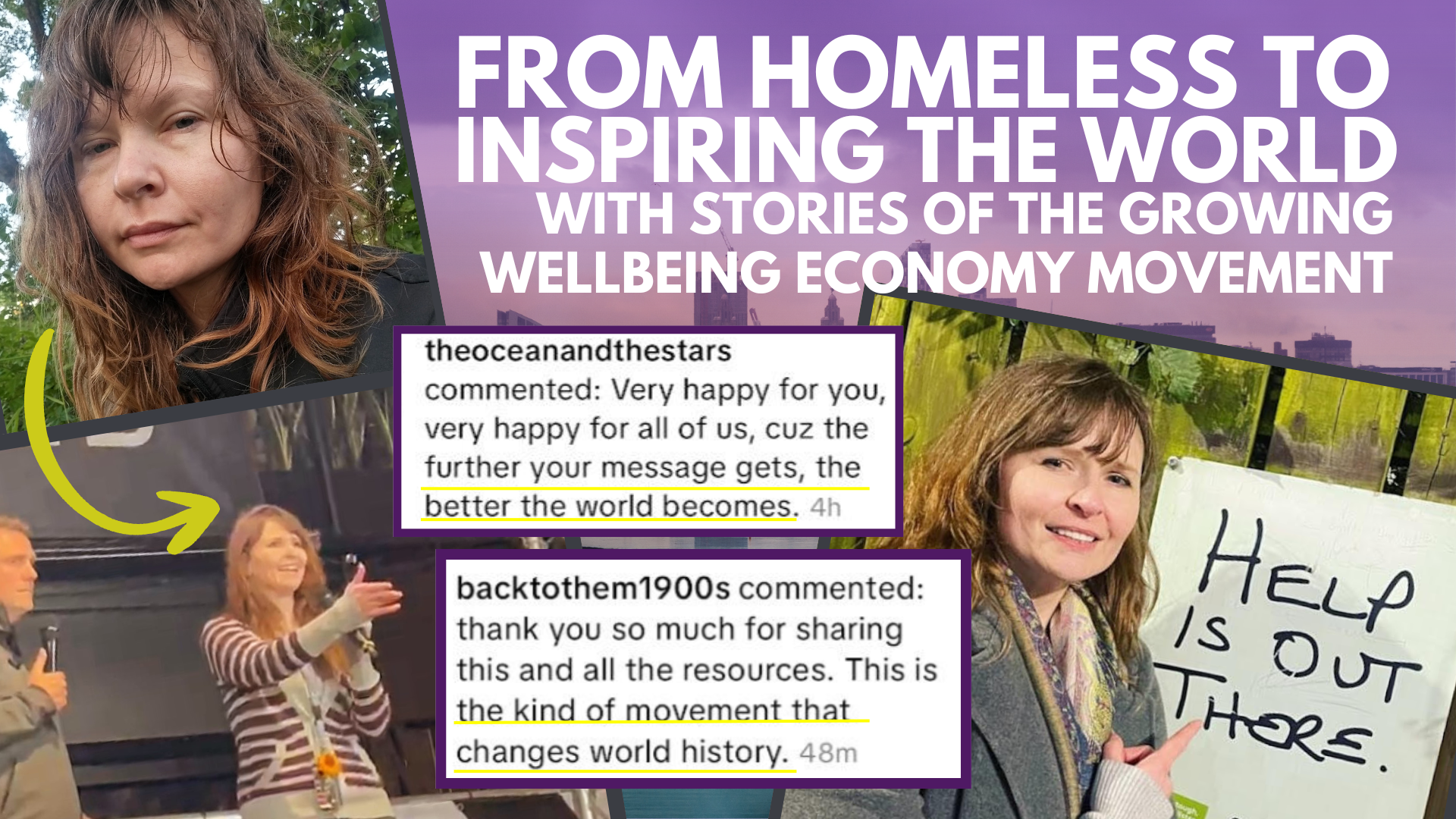 From homeless to inspiring the world with the growing wellbeing economy movement Jessica Friday