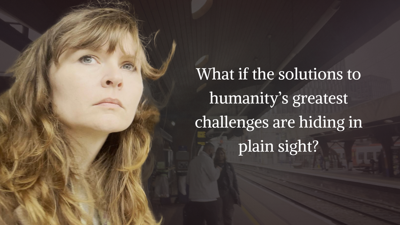 What is the solutions to humanitys greatest challenges are hiding in plain sight? Believe Different with Jessica Friday