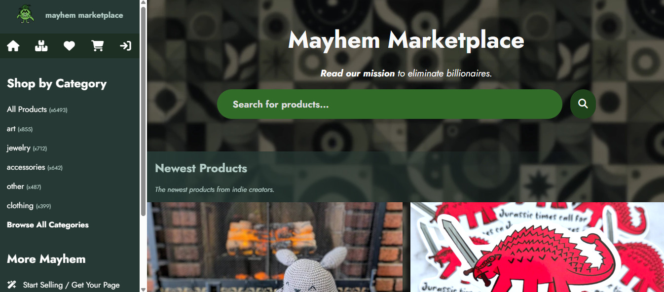 Mayhem Marketplace